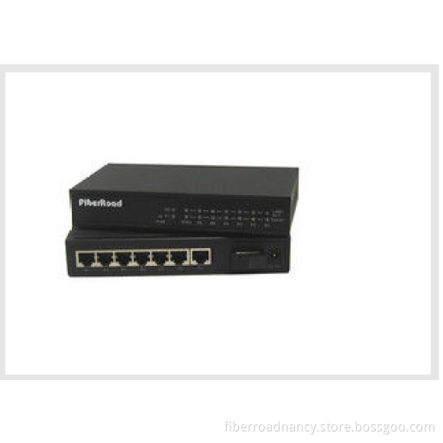 Rj45 Fiber Optic Switches 10M / 100M 1-Port FX Fiber Switch